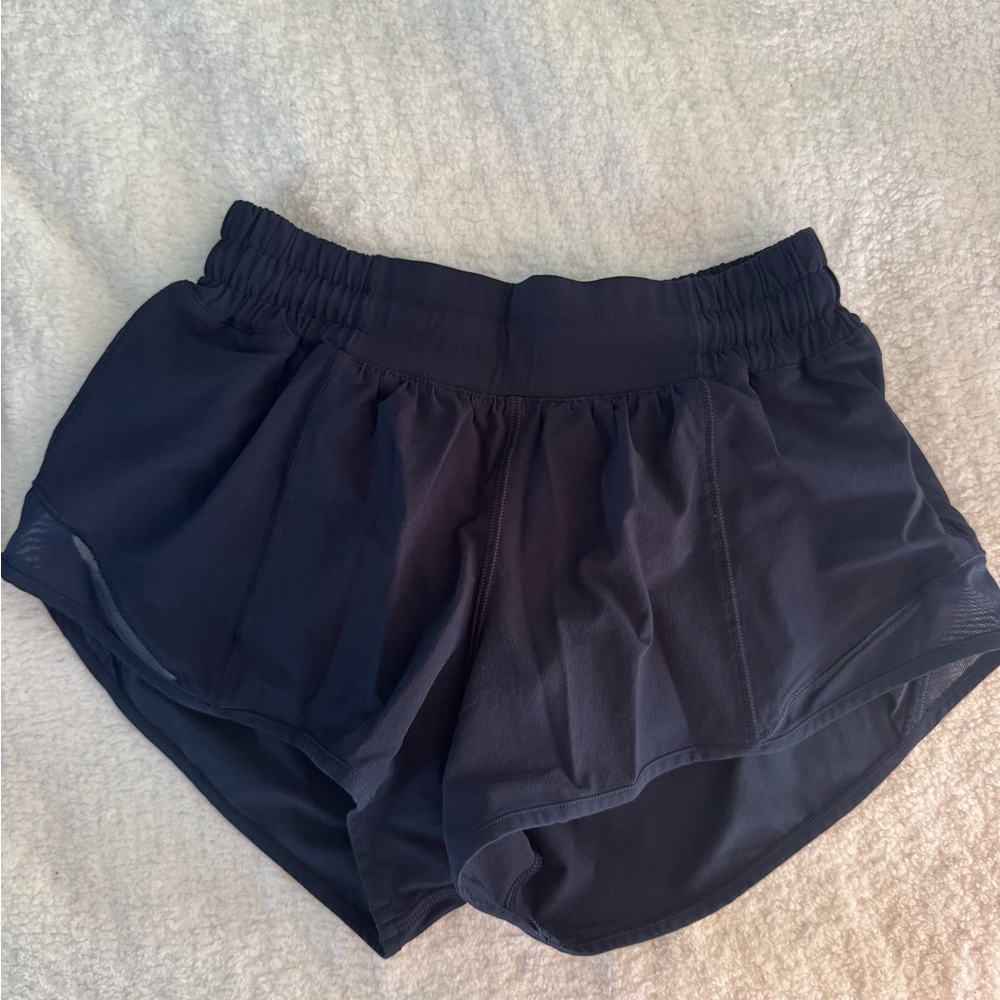 Women's Hotty Hot Low-Rise Lined Short 2.5"- Navy - Size 2